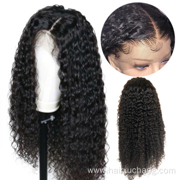 Custom glueless transparent swiss lace wig for black womenpre-plucked 13*6 virgin wigs human hair lace front brazilian